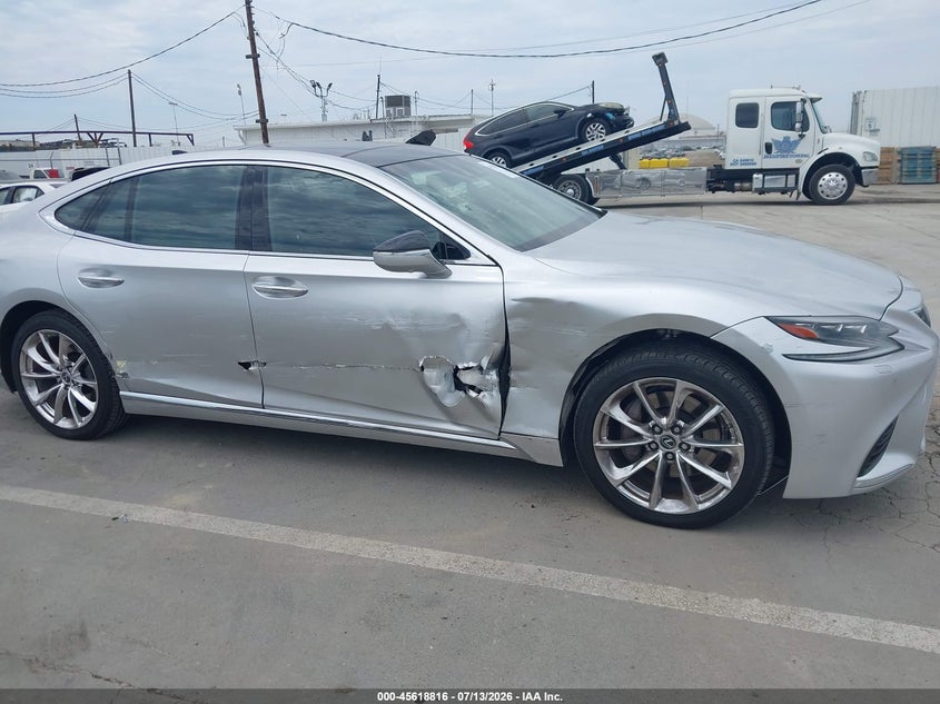 2018 Lexus Ls VIN JTHB5LFFXJ5004132 IAAI salvage auction — RIGHT SIDE, Salvage Title, sold $17,750 on 2026-08-12 (photo 6)