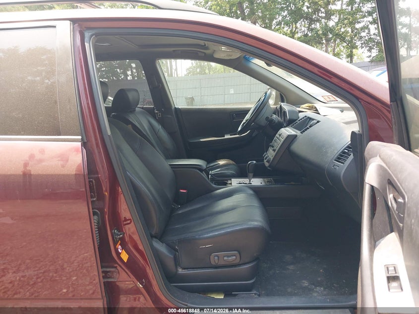 2005 Nissan Murano VIN JN8AZ08W05W443423 IAAI salvage auction — NORMAL WEAR, Clear (New Jersey), sold $25 on 2026-07-22 (photo 5)
