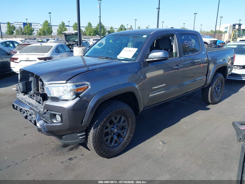 2021 Toyota Tacoma VIN 3TMAZ5CN9MM144888 IAAI salvage auction — FRONT END, Wait Title, sold $16,000 on 2026-07-31 (photo 2)