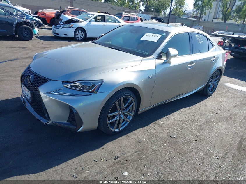 2019 Lexus Is VIN JTHBZ1D21K5035036 IAAI salvage auction — RIGHT SIDE, Salvage Certificate (California), sold $6,900 on 2026-07-24 (photo 2)