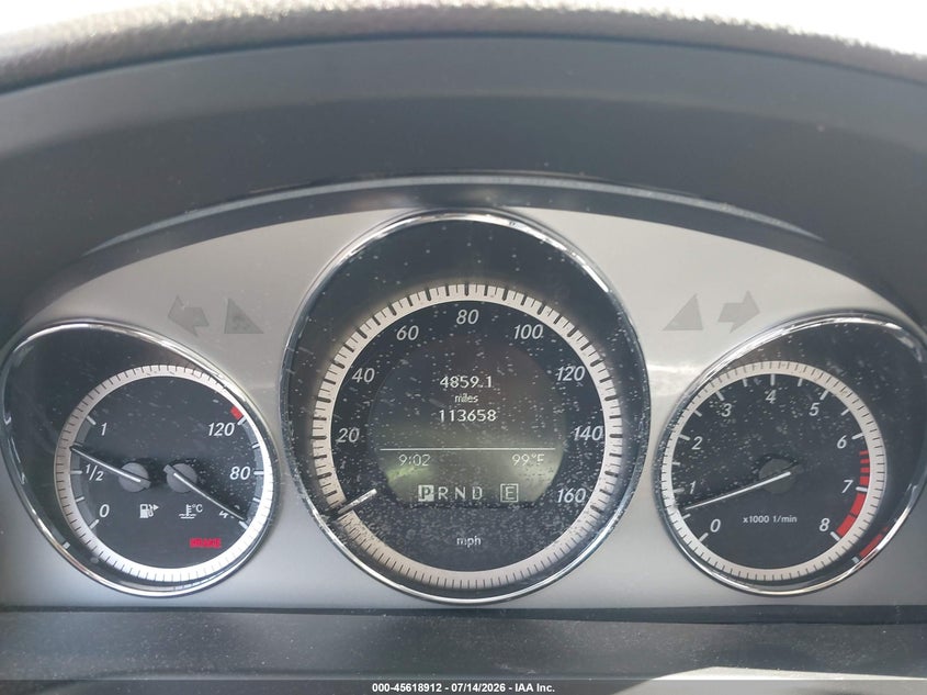 2011 Mercedes-benz C class VIN WDDGF8BBXBR141219 IAAI salvage auction — FRONT END, Salvage (Arizona), sold $800 on 2026-08-15 (photo 7)