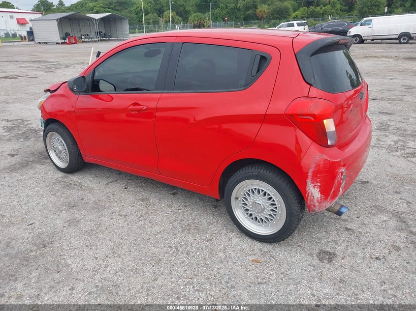 2018 Chevrolet Spark VIN KL8CA6SA7JC442611 IAAI salvage auction — FRONT & REAR, Clear (Florida), sold $450 on 2026-07-30 (photo 3)