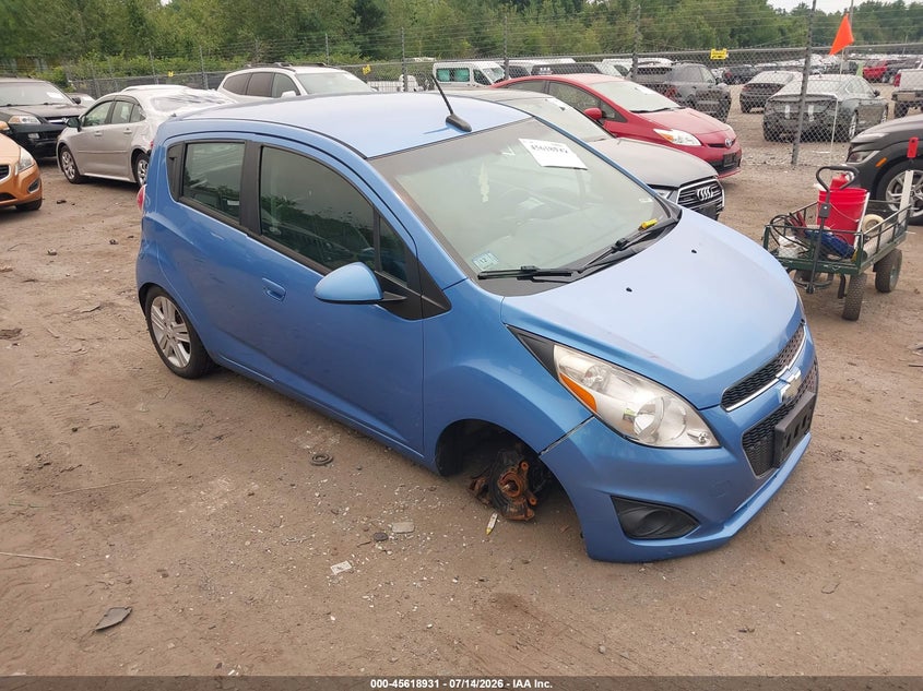 2013 Chevrolet Spark VIN KL8CD6S99DC506231 IAAI salvage auction — NORMAL WEAR, Salvage Title, sold $425 on 2026-07-24 (photo 1)