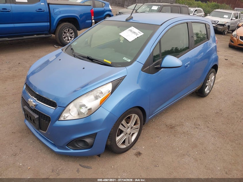 2013 Chevrolet Spark VIN KL8CD6S99DC506231 IAAI salvage auction — NORMAL WEAR, Salvage Title, sold $425 on 2026-07-24 (photo 2)