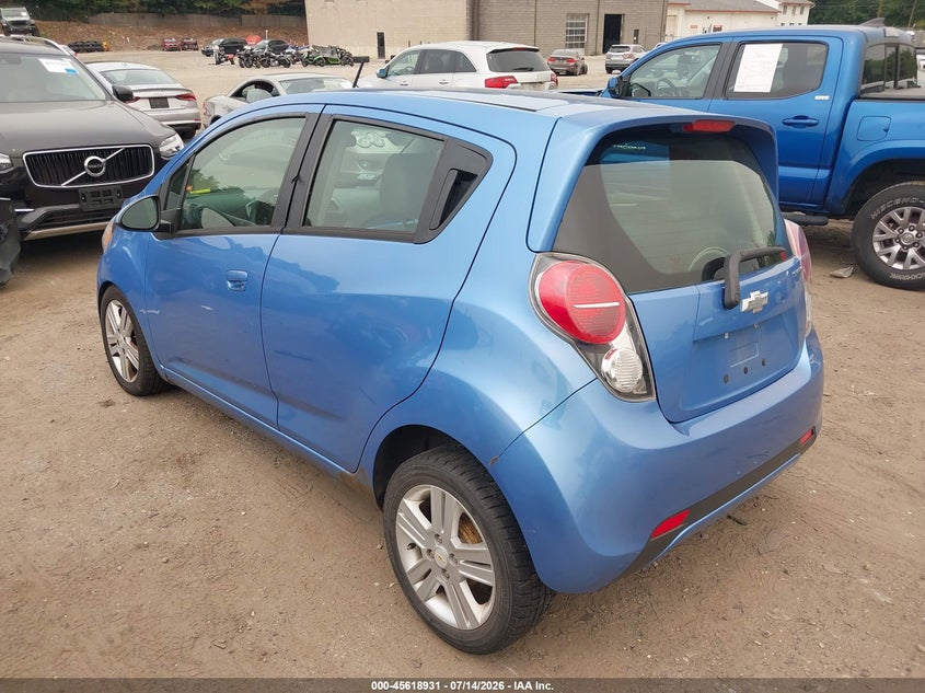 2013 Chevrolet Spark VIN KL8CD6S99DC506231 IAAI salvage auction — NORMAL WEAR, Salvage Title, sold $425 on 2026-07-24 (photo 3)