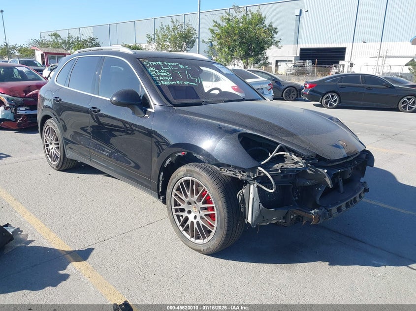 2012 Porsche Cayenne VIN WP1AC2A27CLA82656 IAAI salvage auction — FRONT END, Salvage (California), sold $3,800 on 2026-08-17 (photo 1)