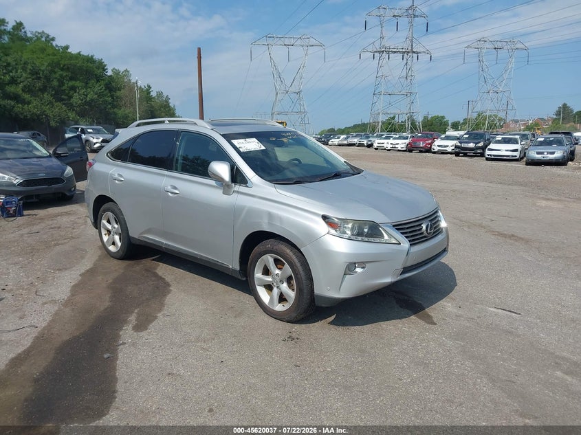 2013 Lexus Rx 350 VIN JTJBK1BA7D2458849 IAAI salvage auction — NORMAL WEAR, Clear (Pennsylvania), sold $2,550 on 2026-07-31 (photo 1)