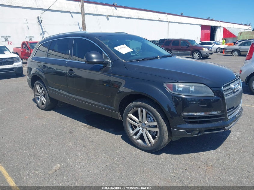 2009 Audi Q7 VIN WA1AY74L09D021344 IAAI salvage auction — NORMAL WEAR, Clear - Public Restricted (Oregon), sold $150 on 2026-07-23 (photo 1)