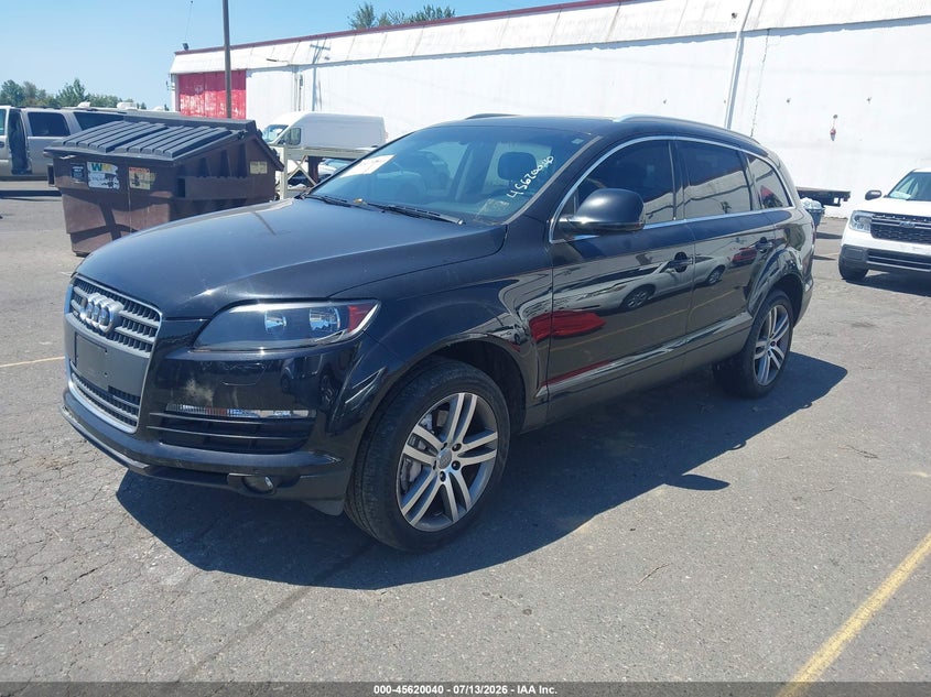 2009 Audi Q7 VIN WA1AY74L09D021344 IAAI salvage auction — NORMAL WEAR, Clear - Public Restricted (Oregon), sold $150 on 2026-07-23 (photo 2)