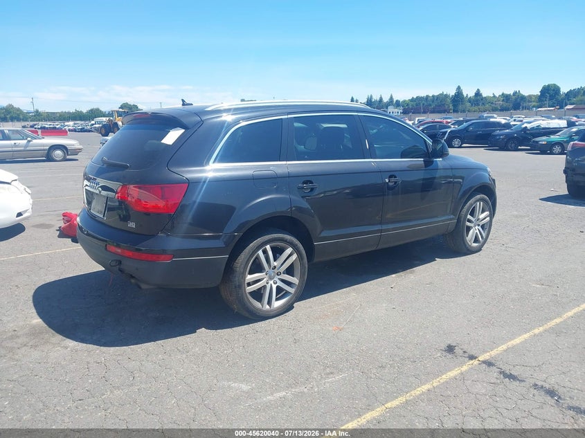 2009 Audi Q7 VIN WA1AY74L09D021344 IAAI salvage auction — NORMAL WEAR, Clear - Public Restricted (Oregon), sold $150 on 2026-07-23 (photo 4)
