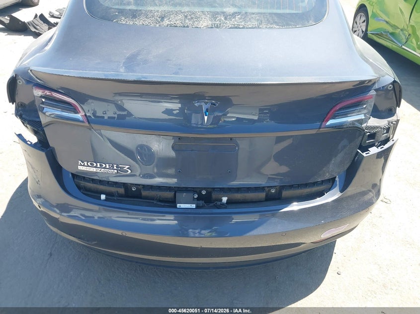 2018 Tesla Model 3 VIN 5YJ3E1EA9JF048170 IAAI salvage auction — REAR END, Salvage (California), sold $6,700 on 2026-07-30 (photo 6)