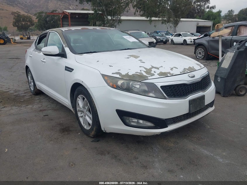 2013 Kia Optima VIN 5XXGM4A71DG139306 IAAI salvage auction — NORMAL WEAR, Clear - Dealer Only (California), sold $550 on 2026-07-28 (photo 1)