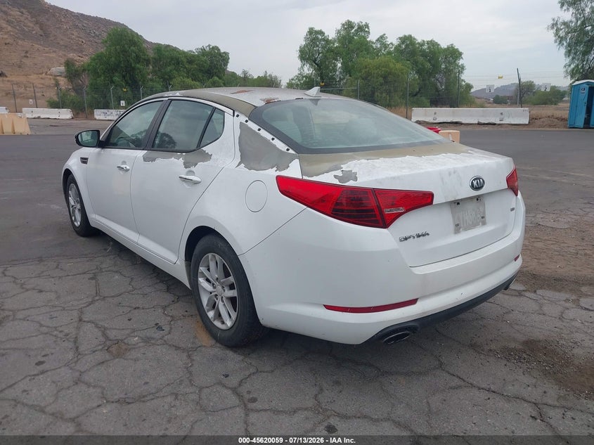 2013 Kia Optima VIN 5XXGM4A71DG139306 IAAI salvage auction — NORMAL WEAR, Clear - Dealer Only (California), sold $550 on 2026-07-28 (photo 3)