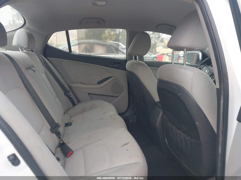 2013 Kia Optima VIN 5XXGM4A71DG139306 IAAI salvage auction — NORMAL WEAR, Clear - Dealer Only (California), sold $550 on 2026-07-28 (photo 8)