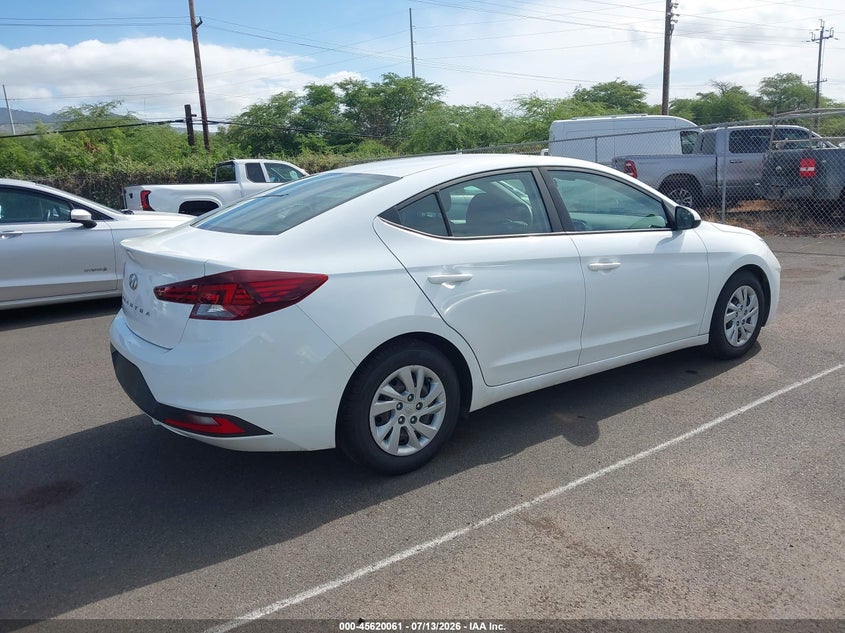 2020 Hyundai Elantra VIN 5NPD74LF9LH616582 IAAI salvage auction — NORMAL WEAR, Sf97 (Hawaii), sold $7,200 on 2026-07-28 (photo 4)