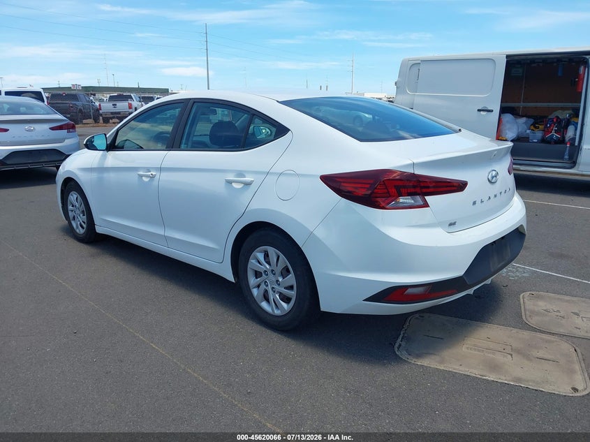2020 Hyundai Elantra VIN 5NPD74LF3LH616514 IAAI salvage auction — NORMAL WEAR, Sf97 (Hawaii), sold $7,200 on 2026-07-28 (photo 3)