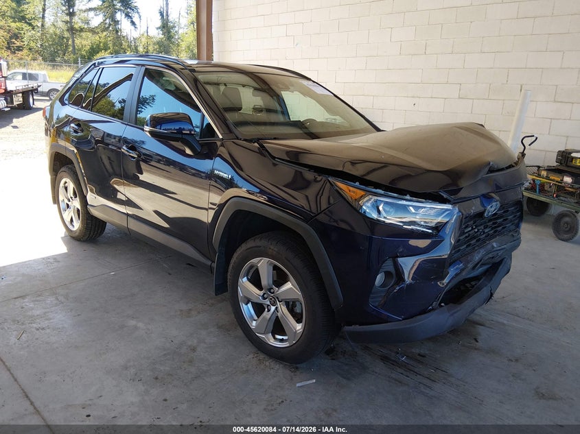2021 Toyota Rav 4 VIN 4T3B6RFV6MU055441 IAAI salvage auction — FRONT END, Bill Of Sale (Washington), sold $9,000 on 2026-07-29 (photo 1)