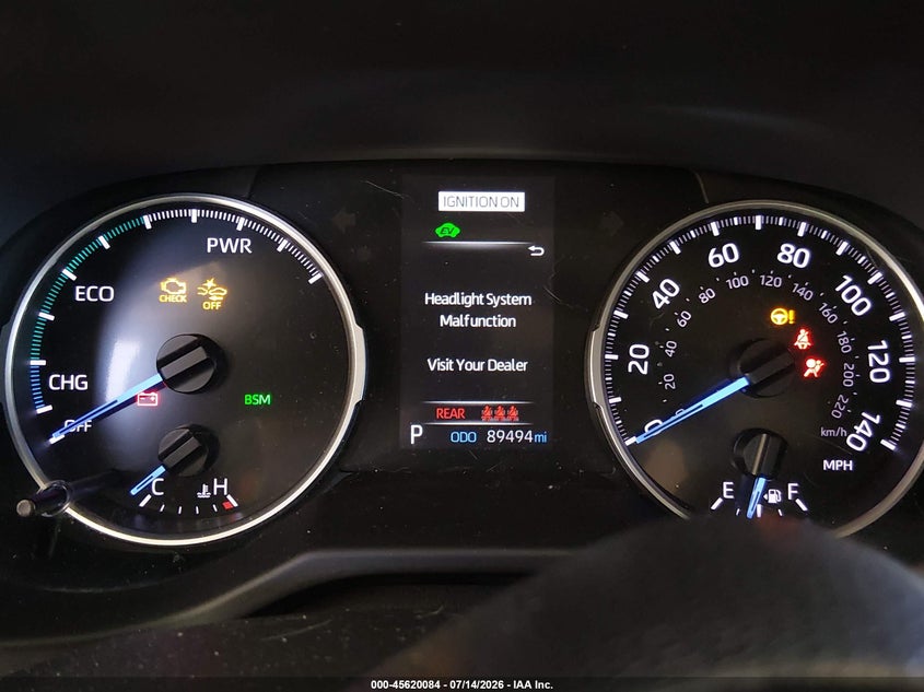 2021 Toyota Rav 4 VIN 4T3B6RFV6MU055441 IAAI salvage auction — FRONT END, Bill Of Sale (Washington), sold $9,000 on 2026-07-29 (photo 7)