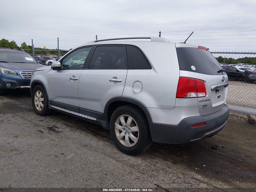 2013 Kia Sorento VIN 5XYKTDA27DG374483 IAAI salvage auction — NORMAL WEAR, Clear (Louisiana), sold $375 on 2026-07-29 (photo 3)