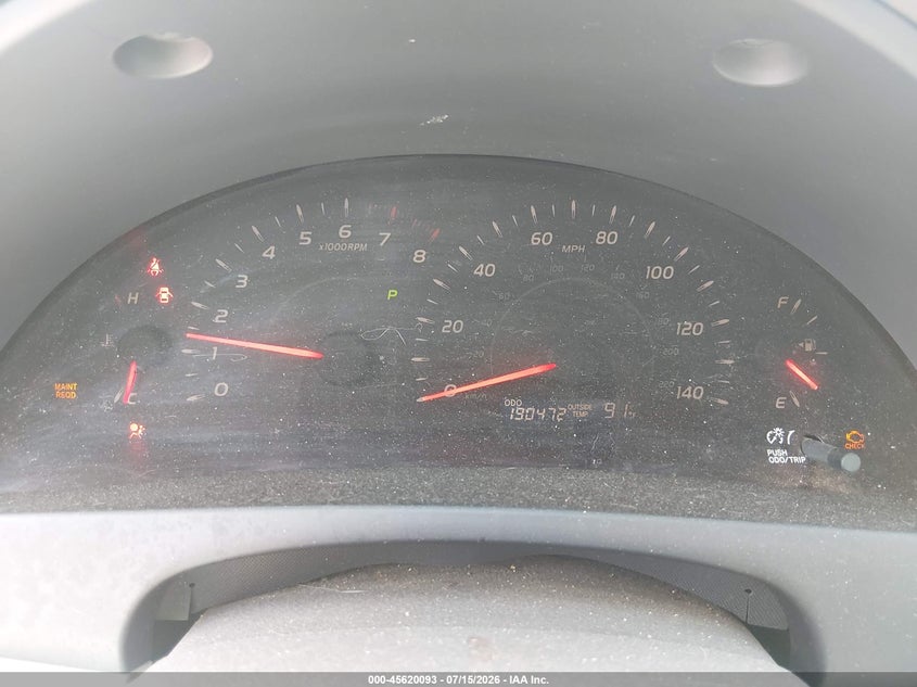 2007 Toyota Camry VIN JTNBE46K173009403 IAAI salvage auction — NORMAL WEAR, Original (Texas), sold $425 on 2026-07-29 (photo 7)