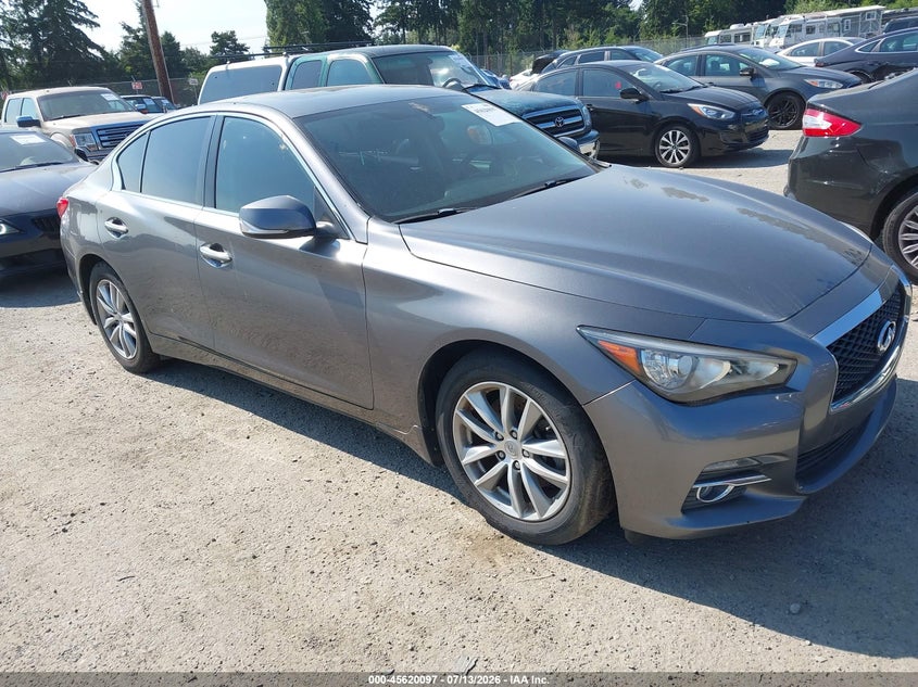 2016 Infiniti Q50 VIN JN1EV7AR9GM344803 IAAI salvage auction — NORMAL WEAR, Clear-Dealer Only (Utah), sold $5,450 on 2026-07-29 (photo 1)