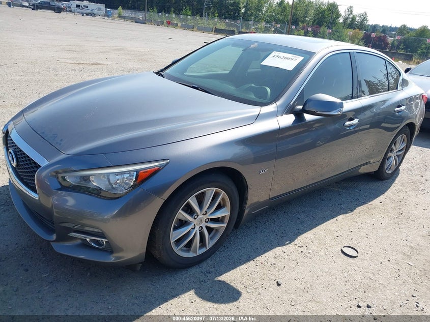 2016 Infiniti Q50 VIN JN1EV7AR9GM344803 IAAI salvage auction — NORMAL WEAR, Clear-Dealer Only (Utah), sold $5,450 on 2026-07-29 (photo 2)