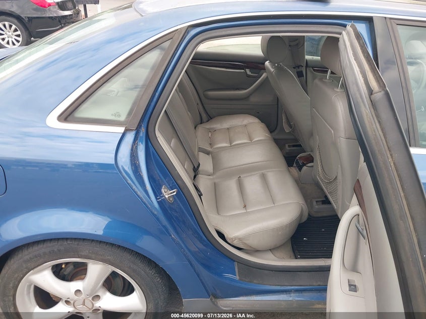 2002 Audi A4 VIN WAULT68E32A101700 IAAI salvage auction — NORMAL WEAR, Clear - Dealer Only (California), sold $200 on 2026-07-29 (photo 8)