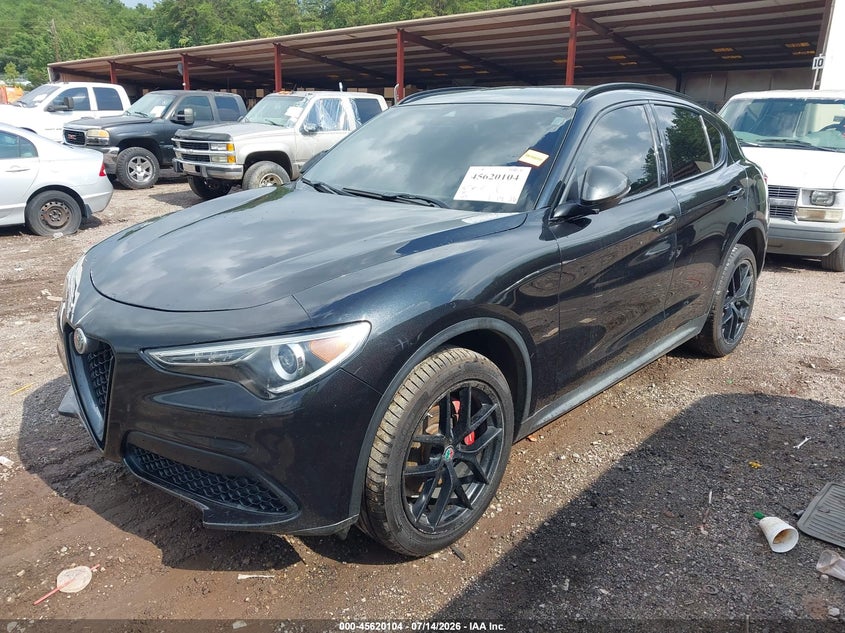 2019 Alfa romeo Stelvio VIN ZASPAJANXK7C50732 IAAI salvage auction — NORMAL WEAR, Clear (Alabama), sold $2,900 on 2026-08-05 (photo 2)