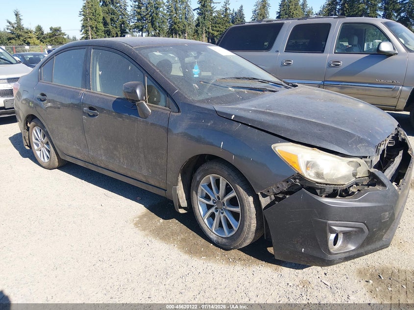 2012 Subaru Impreza VIN JF1GJAC67CH007945 IAAI salvage auction — NORMAL WEAR, Affidavit In Lieu Of Title - Non-Public (Washington), sold $475 on 2026-07-29 (photo 1)