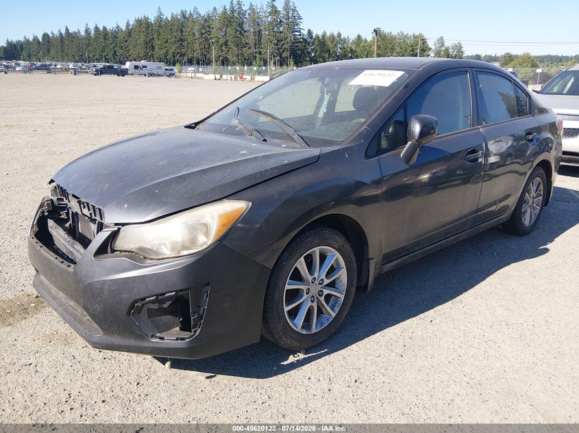 2012 Subaru Impreza VIN JF1GJAC67CH007945 IAAI salvage auction — NORMAL WEAR, Affidavit In Lieu Of Title - Non-Public (Washington), sold $475 on 2026-07-29 (photo 2)