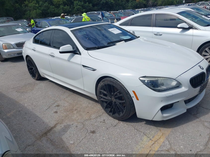 2014 BMW 6 series VIN WBA6B2C5XED129884 IAAI salvage auction — NORMAL WEAR, Original (Texas), sold $4,150 on 2026-08-03 (photo 1)