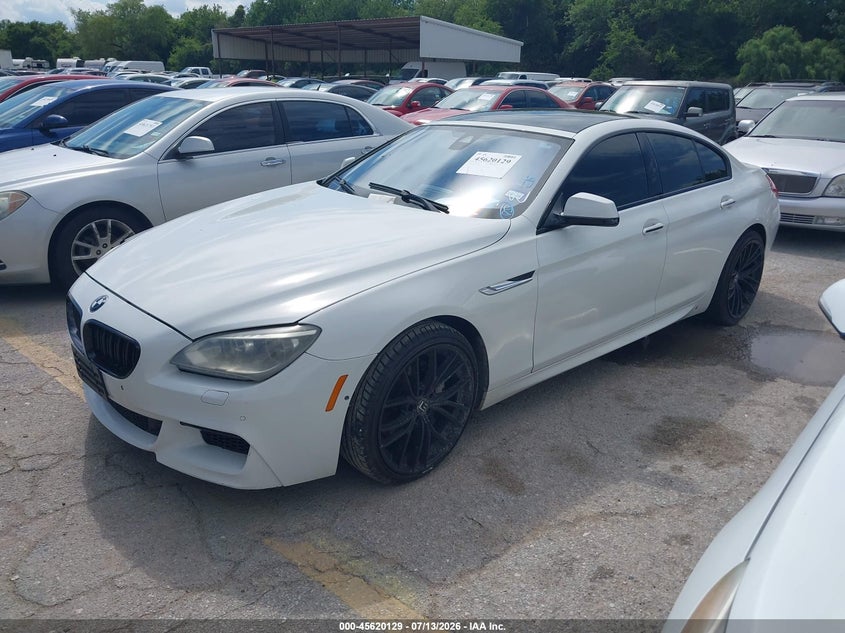 2014 BMW 6 series VIN WBA6B2C5XED129884 IAAI salvage auction — NORMAL WEAR, Original (Texas), sold $4,150 on 2026-08-03 (photo 2)