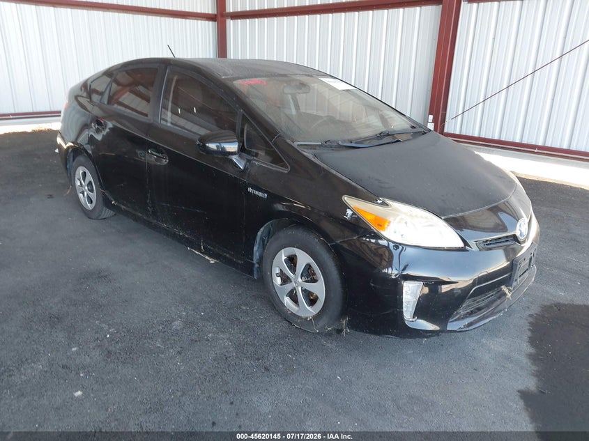 2013 Toyota Prius VIN JTDKN3DU2D5558613 IAAI salvage auction — NORMAL WEAR, Clear - Dealer Only (California), sold $225 on 2026-07-28 (photo 1)