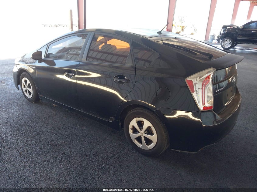 2013 Toyota Prius VIN JTDKN3DU2D5558613 IAAI salvage auction — NORMAL WEAR, Clear - Dealer Only (California), sold $225 on 2026-07-28 (photo 3)
