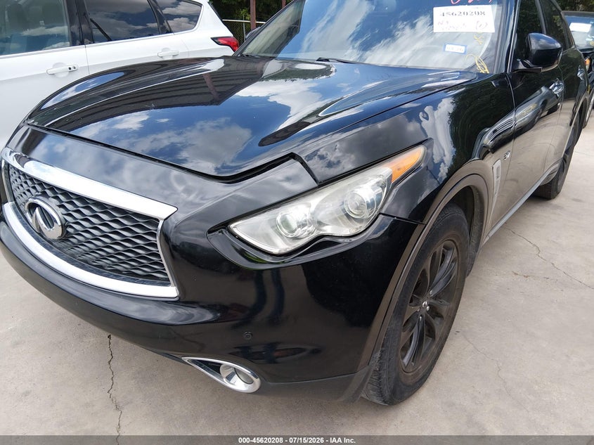 2017 Infiniti Qx70 VIN JN8CS1MU9HM143550 IAAI salvage auction — NORMAL WEAR, Original (Texas), sold $25 on 2026-07-29 (photo 6)