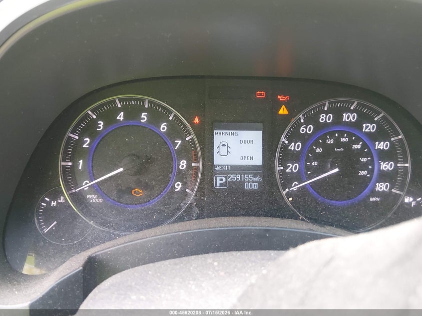 2017 Infiniti Qx70 VIN JN8CS1MU9HM143550 IAAI salvage auction — NORMAL WEAR, Original (Texas), sold $25 on 2026-07-29 (photo 7)