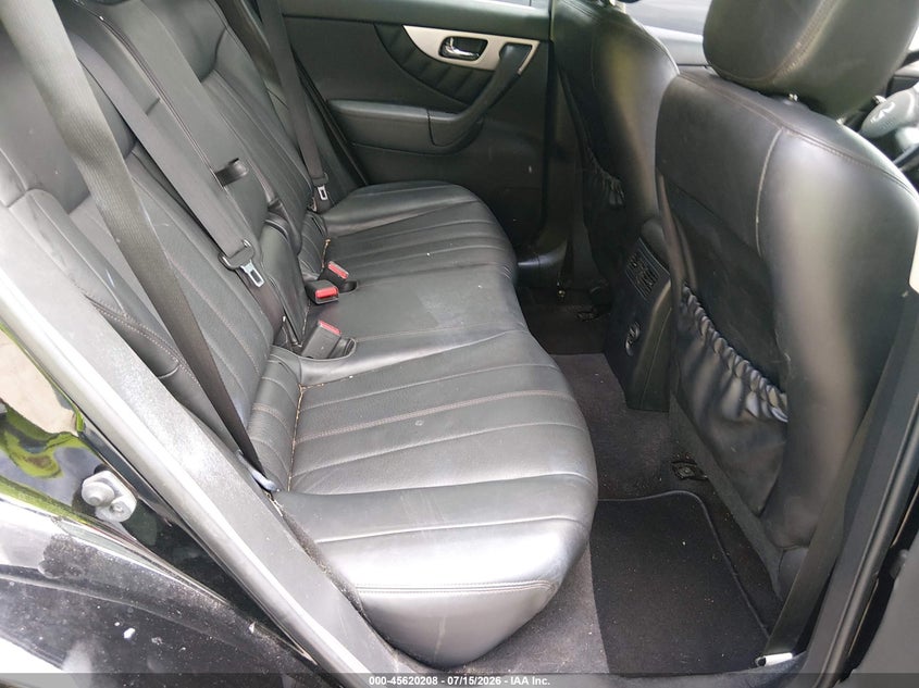 2017 Infiniti Qx70 VIN JN8CS1MU9HM143550 IAAI salvage auction — NORMAL WEAR, Original (Texas), sold $25 on 2026-07-29 (photo 8)