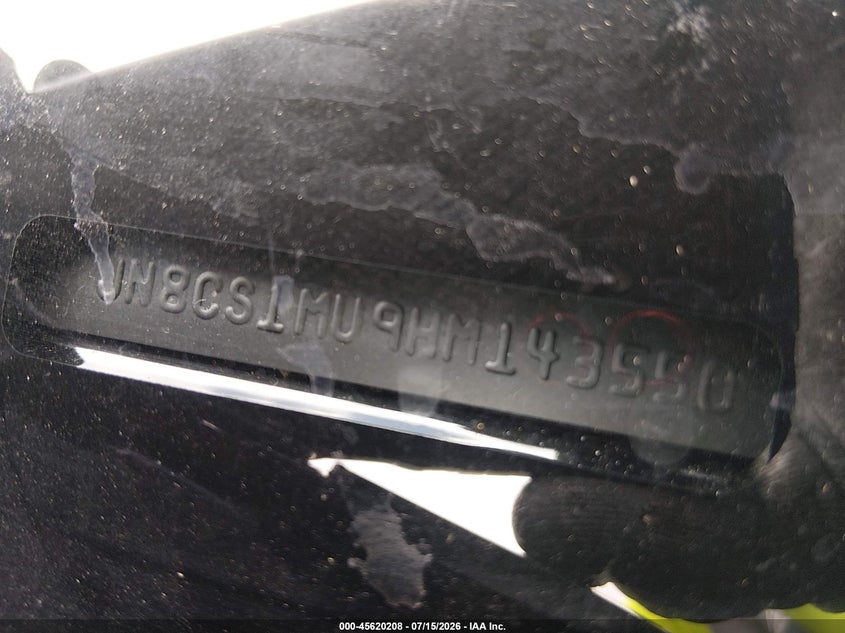 2017 Infiniti Qx70 VIN JN8CS1MU9HM143550 IAAI salvage auction — NORMAL WEAR, Original (Texas), sold $25 on 2026-07-29 (photo 9)