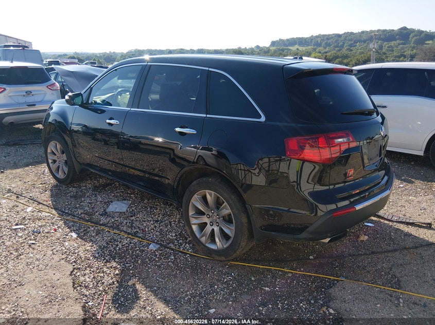 2013 Acura Mdx VIN 2HNYD2H60DH507181 IAAI salvage auction — FRONT END, Clear (Arkansas), sold $150 on 2026-09-03 (photo 3)