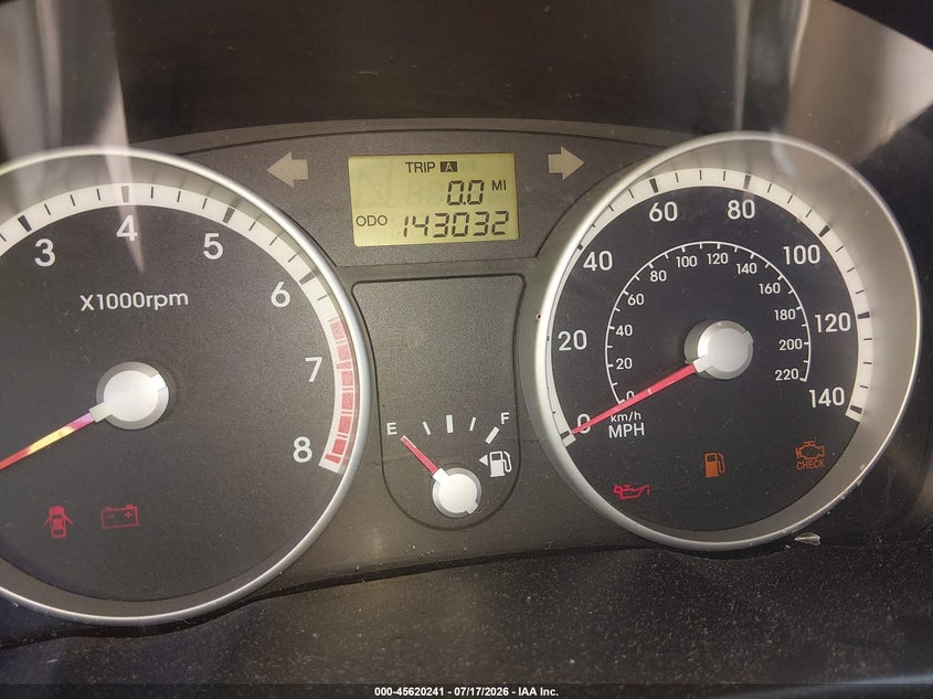 2009 Hyundai Accent VIN KMHCM46C79U303448 IAAI salvage auction — NORMAL WEAR, Clear (Tennessee), sold $25 on 2026-07-23 (photo 7)