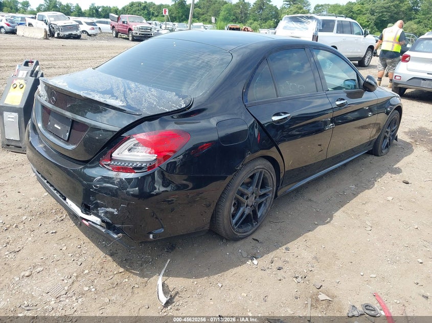 2020 Mercedes-benz C-klasse VIN W1KWF8EB5LR574097 IAAI salvage auction — NORMAL WEAR, Clear (New York), sold $10,425 on 2026-07-28 (photo 4)