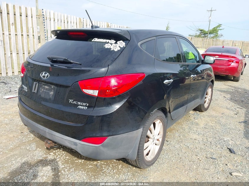2013 Hyundai Tucson VIN KM8JUCAC1DU764243 IAAI salvage auction — NORMAL WEAR, Clear (Colorado), sold $1,650 on 2026-07-30 (photo 4)