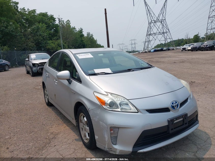 2012 Toyota Prius VIN JTDKN3DUXC1540317 IAAI salvage auction — NORMAL WEAR, Clear (Pennsylvania), sold $1,525 on 2026-07-31 (photo 1)
