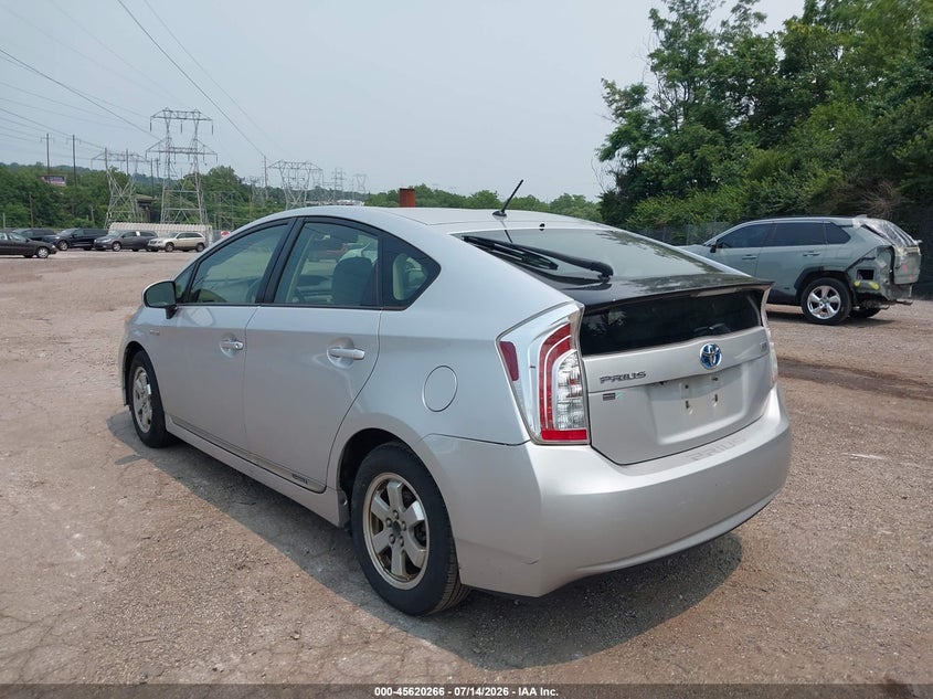 2012 Toyota Prius VIN JTDKN3DUXC1540317 IAAI salvage auction — NORMAL WEAR, Clear (Pennsylvania), sold $1,525 on 2026-07-31 (photo 3)
