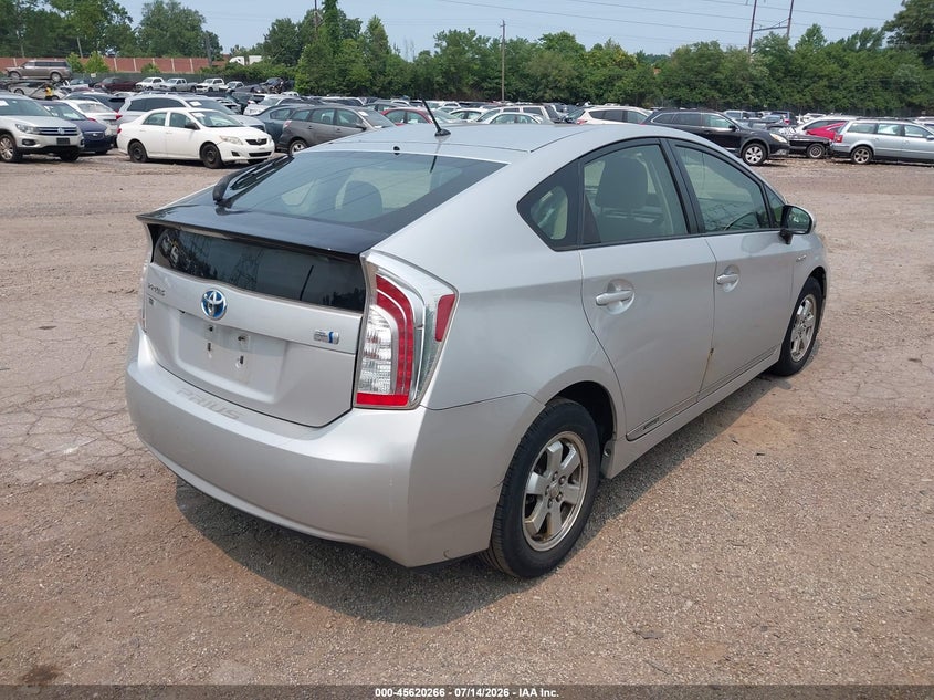 2012 Toyota Prius VIN JTDKN3DUXC1540317 IAAI salvage auction — NORMAL WEAR, Clear (Pennsylvania), sold $1,525 on 2026-07-31 (photo 4)