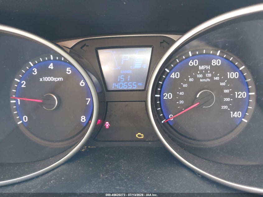 2010 Hyundai Tucson VIN KM8JUCAC5AU021810 IAAI salvage auction — NORMAL WEAR, Clear (Indiana), sold $1,925 on 2026-07-15 (photo 7)