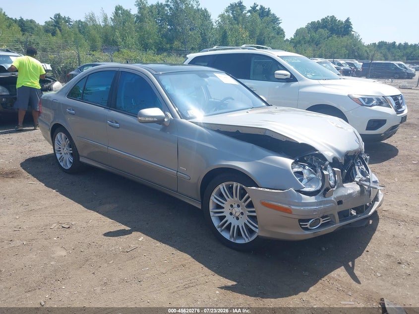 2008 Mercedes-benz E-klasse VIN WDBUF87X48B249045 IAAI salvage auction — FRONT END, Clear (Massachusetts), sold $575 on 2026-08-14 (photo 1)