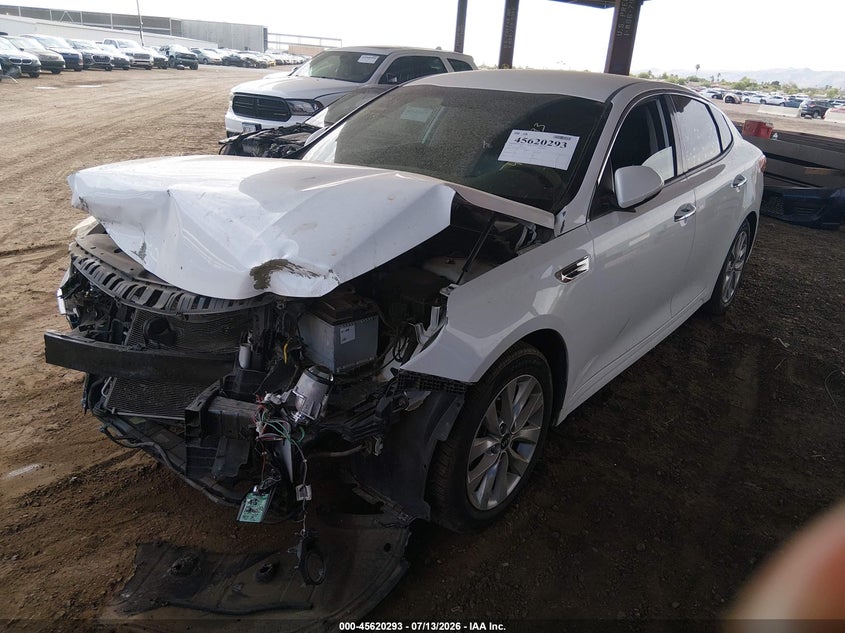 2016 Kia Optima VIN 5XXGU4L36GG121205 IAAI salvage auction — NORMAL WEAR, Restored (Arizona), sold $1,050 on 2026-07-28 (photo 2)