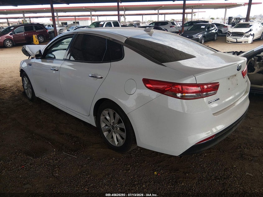 2016 Kia Optima VIN 5XXGU4L36GG121205 IAAI salvage auction — NORMAL WEAR, Restored (Arizona), sold $1,050 on 2026-07-28 (photo 3)