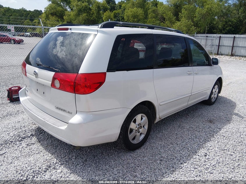 2007 Toyota Sienna VIN 5TDZK22C37S018410 IAAI salvage auction — NORMAL WEAR, Clear (Alabama), sold $550 on 2026-07-30 (photo 4)